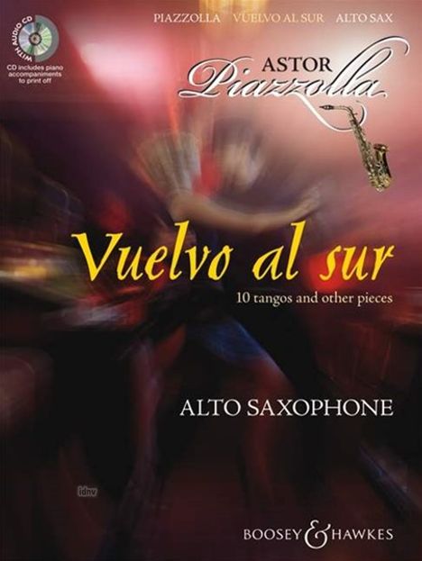 Vuelvo al sur, Alt-Saxophon und Klavier, m. Audio-CD, Noten