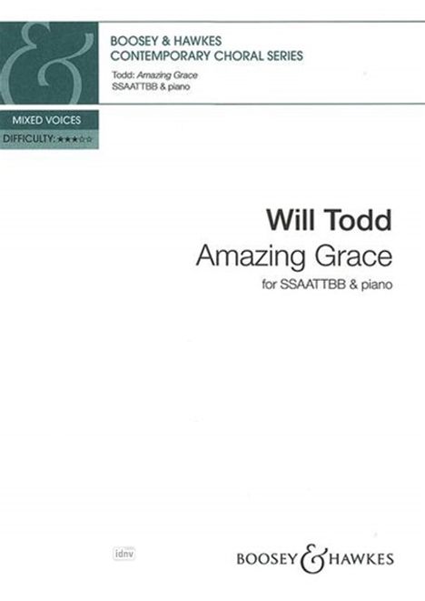 Will Todd: Amazing Grace, Noten