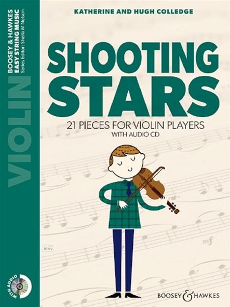 Katherine Colledge: Shooting Stars. Violine. Ausgabe mit CD, Buch