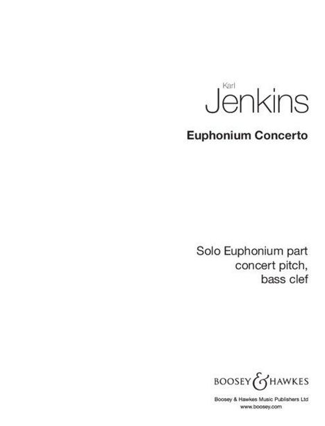 Euphonium Concerto. Solo Euphonium (Bassschlüssel), Buch