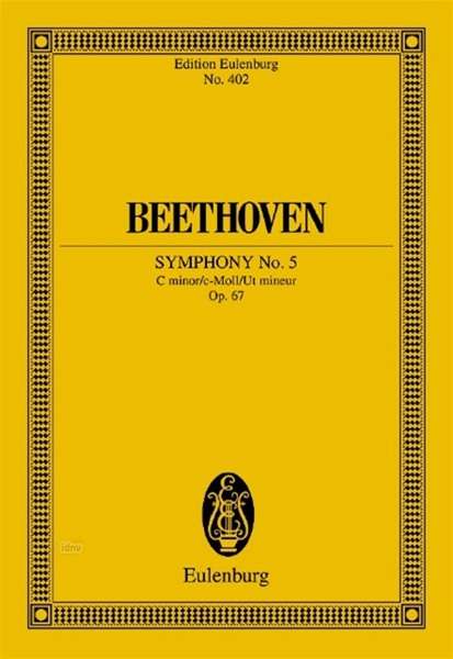 Ludwig van Beethoven: Sinfonie Nr. 5 c-Moll op. 67, Noten