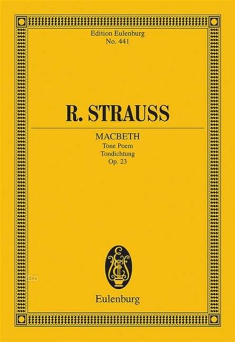 Richard Strauss: Macbeth op. 23, Noten