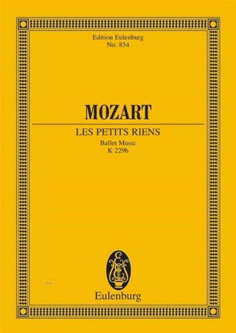 Wolfgang Amadeus Mozart: Les petits riens KV 299b, Noten