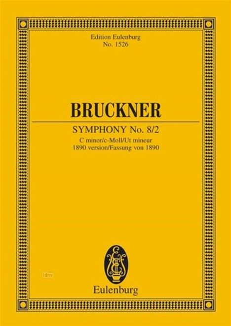 Anton Bruckner: Sinfonie Nr. 8/2 c-Moll, Noten