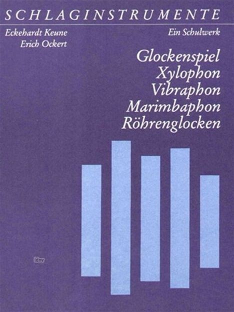 Glockenspiel, Xylophon, Vibraphon, Marimbaphon, Röhrenglocken, Noten