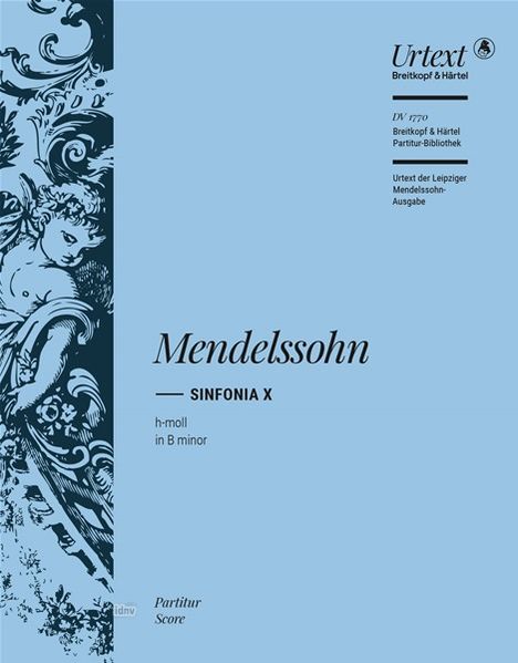 Felix Mendelssohn Bartholdy: Sinfonia X h-moll, Noten