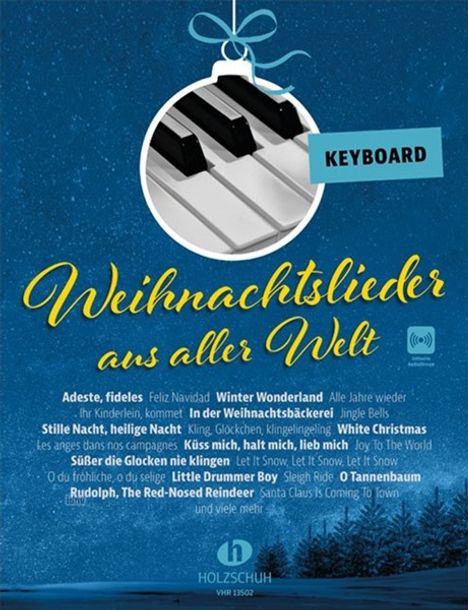Uwe Sieblitz: Weihnachtslieder aus aller Welt - Keyboard, Noten