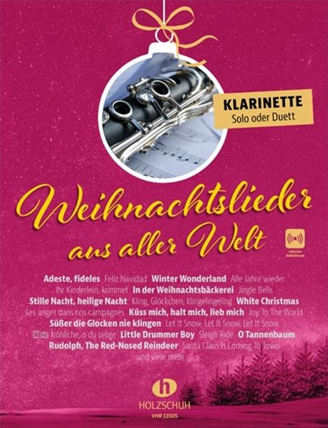 Uwe Sieblitz: Weihnachtslieder aus aller Welt - Klarinette, Noten
