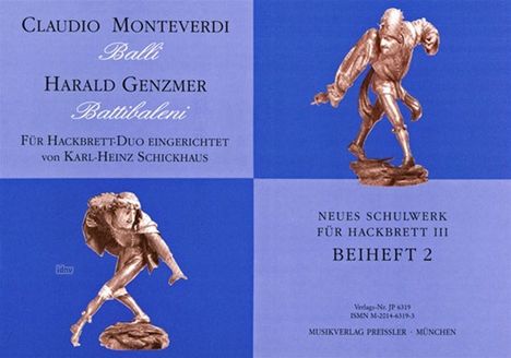 Claudio Monteverdi: Balli - Battibaleni - Suite nach Klavierstücken 1942, Noten