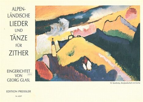 Georg Glasl: Alpenländische Lieder und Tänze für Zither, Noten