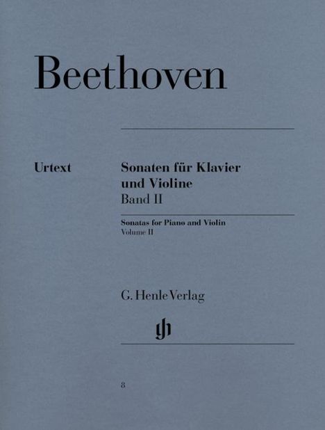 Sonaten für Klavier und Violine, Band II, Noten