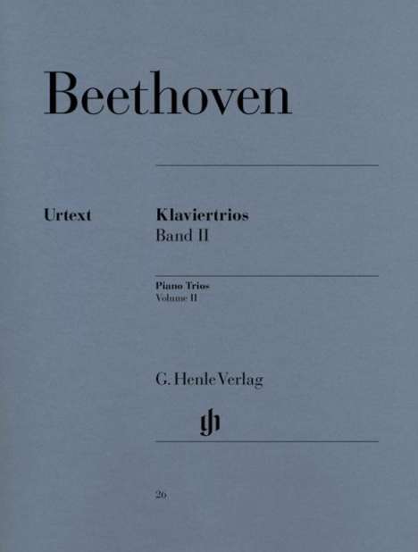 Beethoven, Ludwig van - Klaviertrios, Band II, Noten