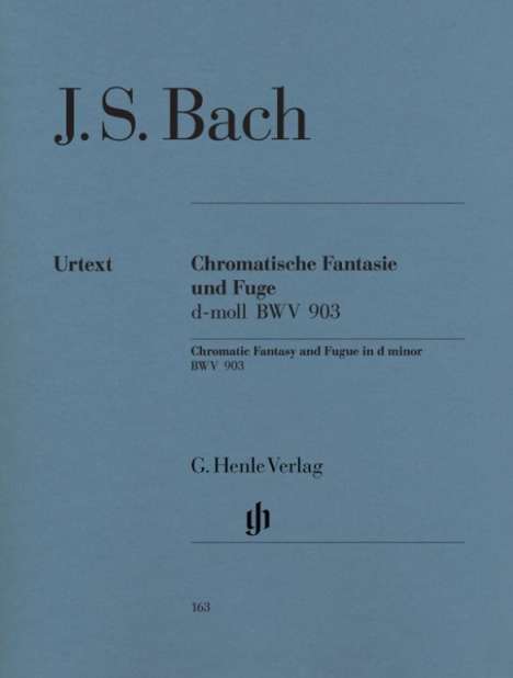 Johann Sebastian Bach: Bach, Johann Sebastian - Chromatische Fantasie und Fuge d-moll BWV 903 und 903a, Noten