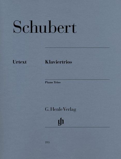 Klaviertrios, Noten