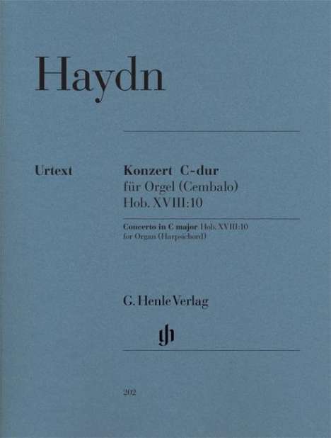 Haydn, J: Konzert für Orgel (Cembalo) mit Streichinstrumente, Buch