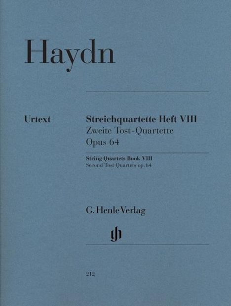Joseph Haydn: Haydn, J: Streichquartette Heft VIII op. 64, Noten