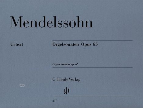 Mendelssohn Bartholdy, Felix - Orgelsonaten op. 65, Noten