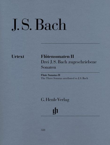 Bach, Johann Sebastian - Flötensonaten, Band II (Drei J. S. Bach zugeschriebene Sonaten), Noten