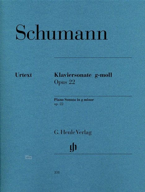 Klaviersonate g-Moll op.22 (mit ursprünglichem Finalsatz), Noten