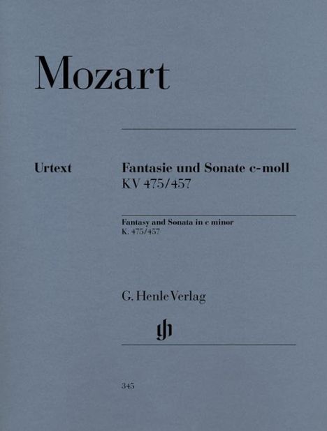 Mozart, Wolfgang Amadeus - Fantasie und Sonate c-moll KV 475/457, Noten