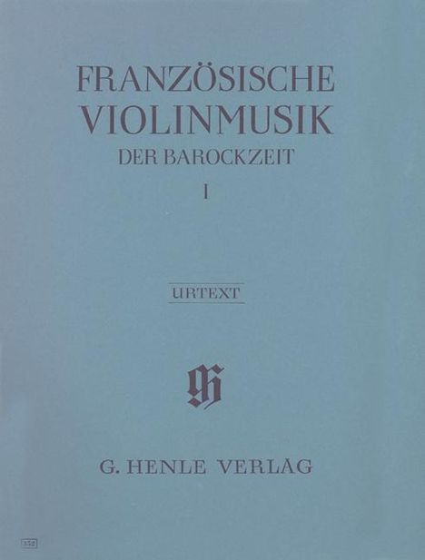 Französische Violinmusik der Barockzeit Band I, Noten