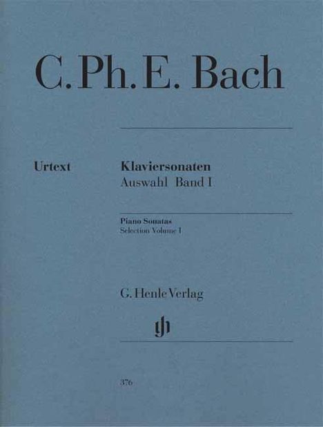 Bach, C: Klaviersonaten, Auswahl, Band I, Noten