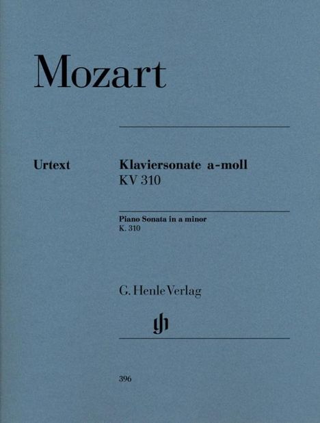 Mozart, Wolfgang Amadeus - Klaviersonate a-moll KV 310 (300d), Noten