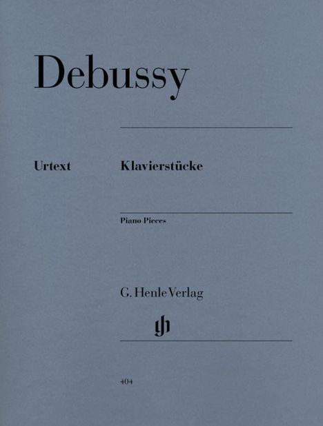 Debussy, Claude - Klavierstücke, Noten