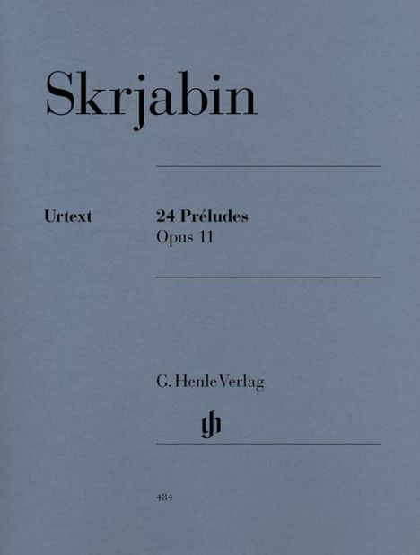 24 Préludes op. 11, Noten