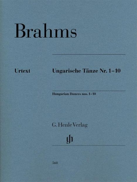 Johannes Brahms (1833-1897): Brahms, Johannes - Ungarische Tänze Nr. 1-10, Buch