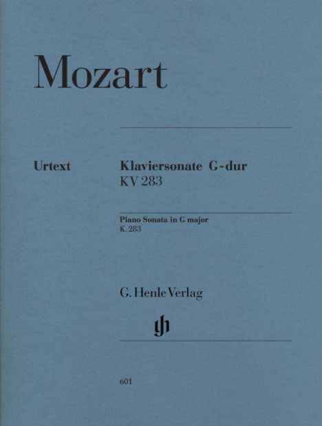 Mozart, Wolfgang Amadeus - Klaviersonate G-dur KV 283 (189h), Noten