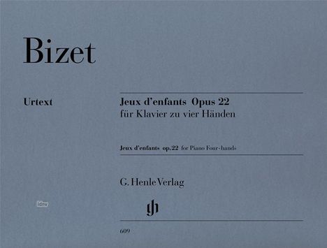 Georges Bizet: Bizet, G: Jeux d'enfants op. 22 für Klavier zu vier Händen, Noten