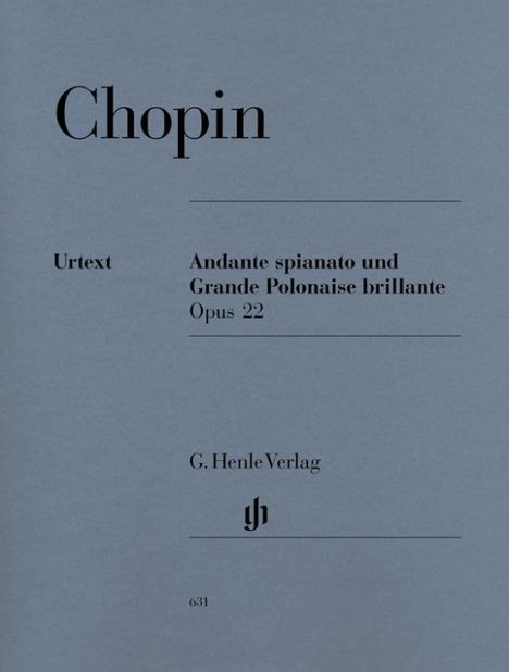 Chopin, Frédéric - Andante spianato und Grande Polonaise brillante Es-dur op. 22, Noten