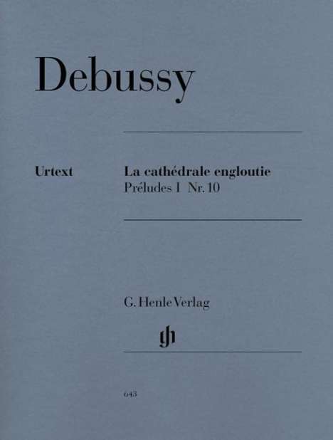 Debussy, C: Cathédrale engloutie, Noten