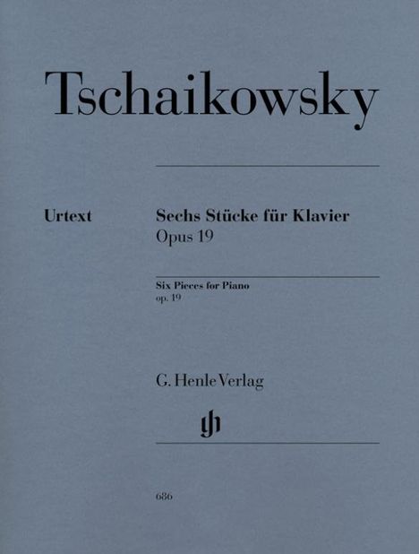 Peter Iljitsch Tschaikowsky: Tschaikowsky, Peter Iljitsch - Sechs Klavierstücke op. 19, Noten
