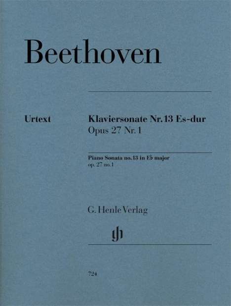 Ludwig van Beethoven: Klaviersonate Nr.13 Es-Dur op., Noten