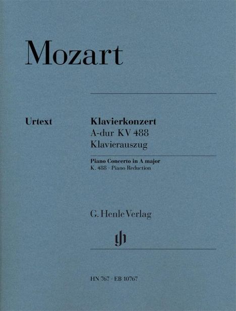 Mozart, Wolfgang Amadeus - Klavierkonzert A-dur KV 488, Buch
