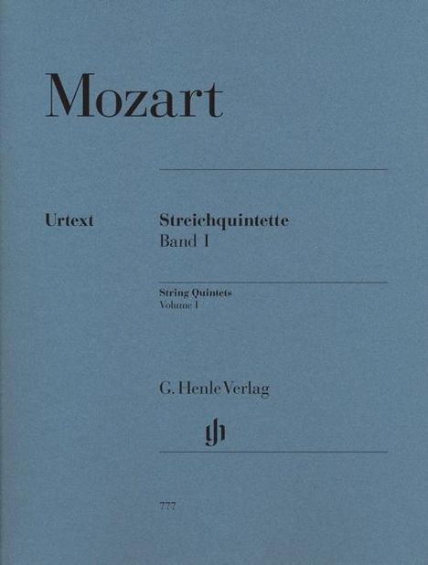 Wolfgang Amadeus Mozart: Streichquintette Band 1, Noten
