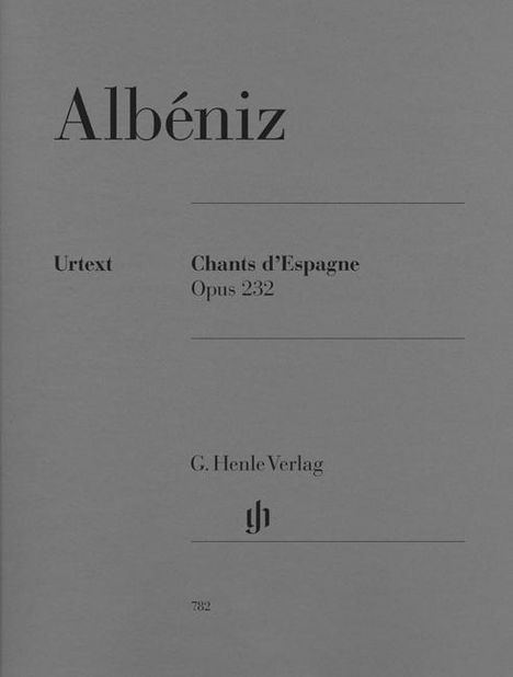 Albéniz, I: Chants d'Espagne op. 232, Noten