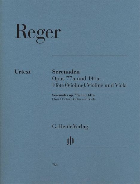 Max Reger: Reger, M: Serenaden für Flöte (Violine), Violine und Viola, Noten