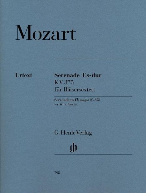 Wolfgang Amadeus Mozart: Mozart, W: Serenade Es-dur KV 375 (mit Stimmen für Hörner in, Noten