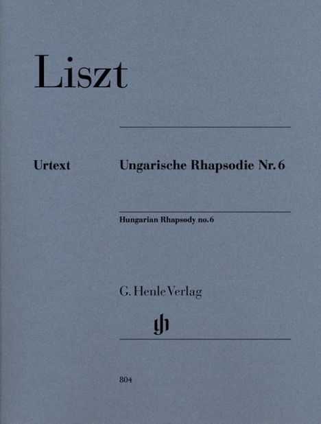 Franz Liszt: Liszt, Franz - Ungarische Rhapsodie Nr. 6, Noten