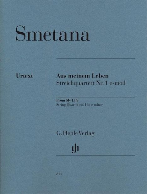 Bedrich Smetana: Aus meinem Leben, Streichquartett Nr.1 e-Moll, 4 Einzelstimmen, Noten