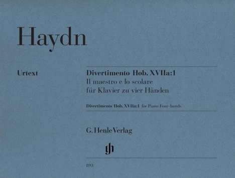 Joseph Haydn: Divertimento Il maestro e lo s, Noten