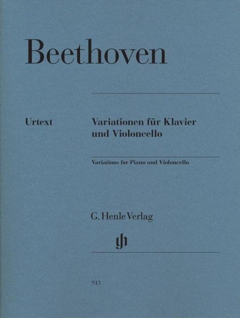 Beethoven, Ludwig van - Variationen für Klavier und Violoncello, Noten