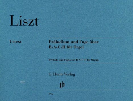 Franz Liszt: Präludium und Fuge über B-A-C-H, Orgel, Zubehör