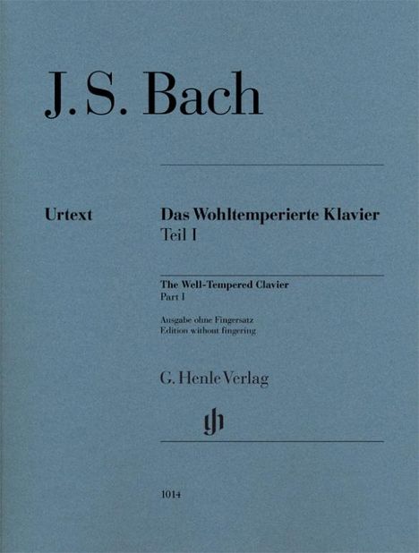 Johann Sebastian Bach: Das Wohltemperierte Klavier Teil I BWV 846-869, Noten