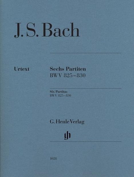 Bach, J: Sechs Partiten BWV 825-830, Noten
