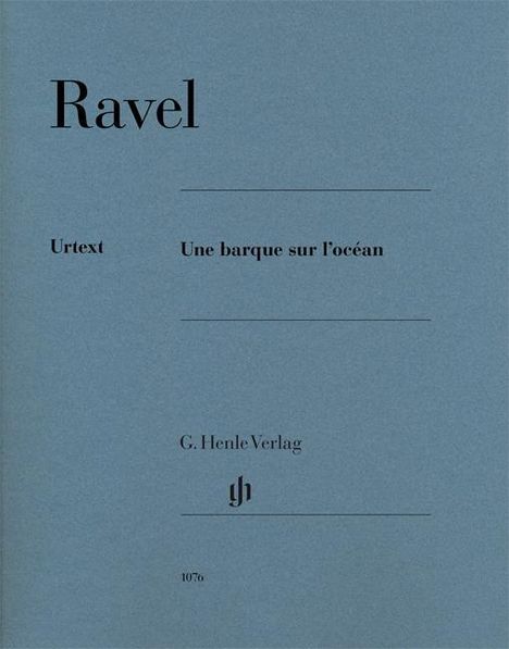 Maurice Ravel: Une barque sur l'océan, Noten