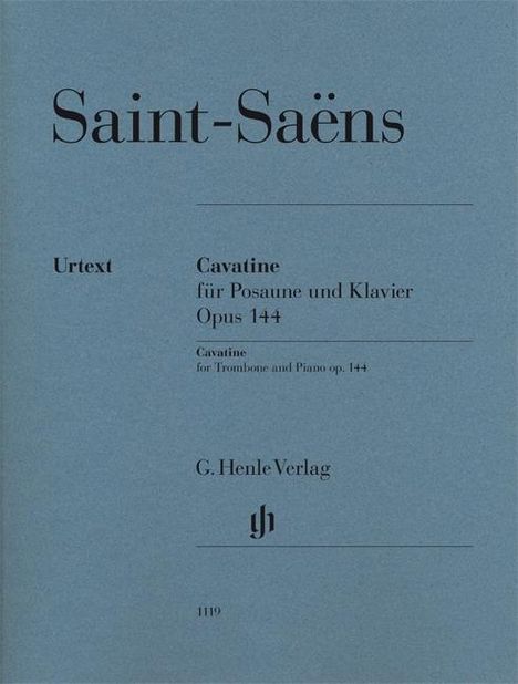 Saint-Saens, C: Cavatine für Posaune und Klavier Opus 144, Buch